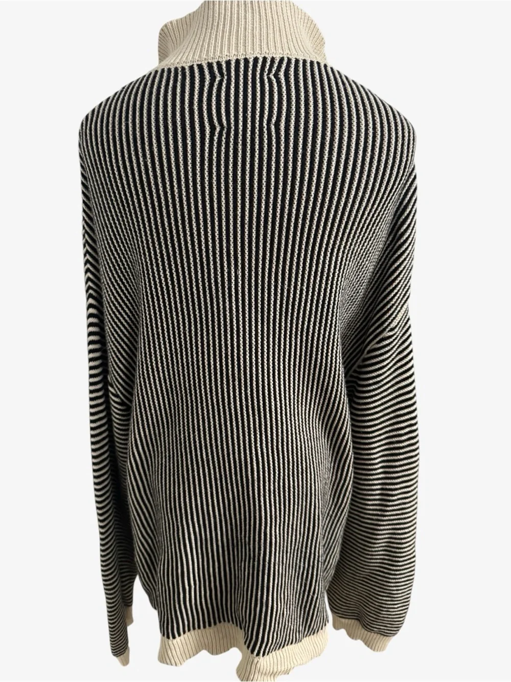 Found Cotton Sweater Tie Front Medium Coastalcore